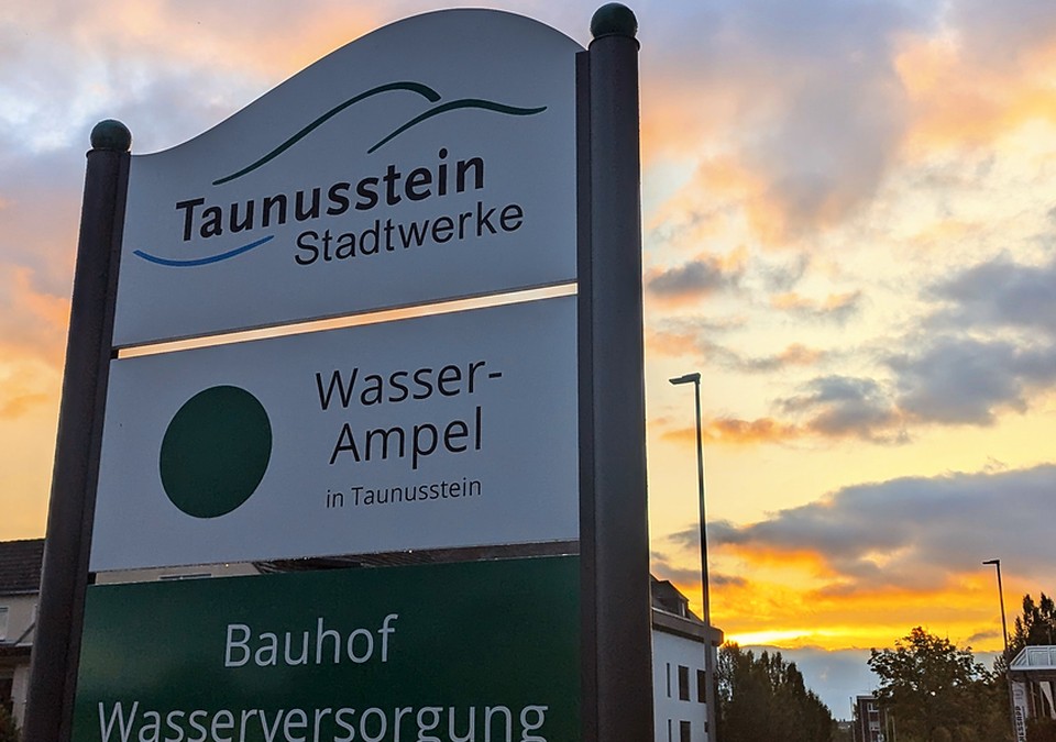 Taunusstein meldet entspannte Trinkwassersituation: Ampel auf Grün